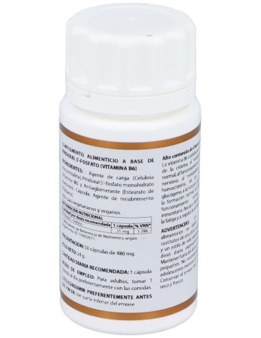 Holovit Piridoxal-5-Fosfato 25Mg Vit. B6 50Cap de Equisalud