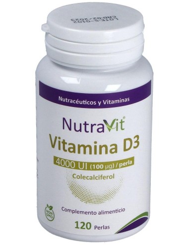 Nutravit Vitamina D3 120Perlas de Nutravit