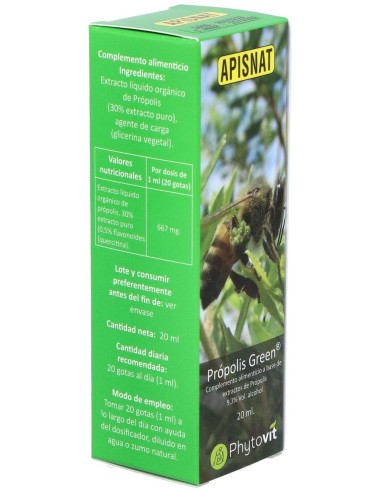 Apisnat Propolis Green 20Ml. de Phytovit