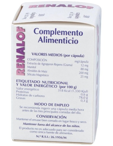 Renalof 30 Capsulas de Catalysis