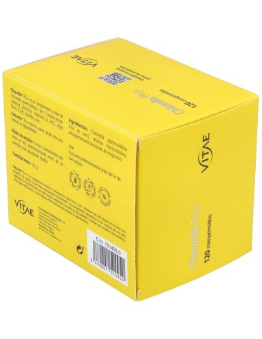 Chlorella Plus 120 comprimidos de Vitae