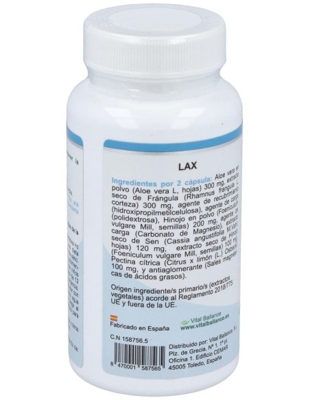 Lax 60Cap. de Vital Ballance