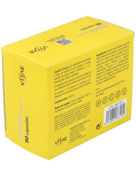 Vitarlic Cleanse 90 cápsulas de Vitae