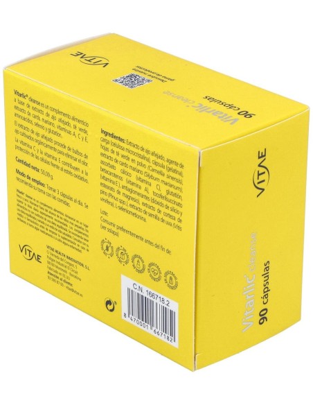 Vitarlic Cleanse (Kyolic 105) 90Cap. de Vitae