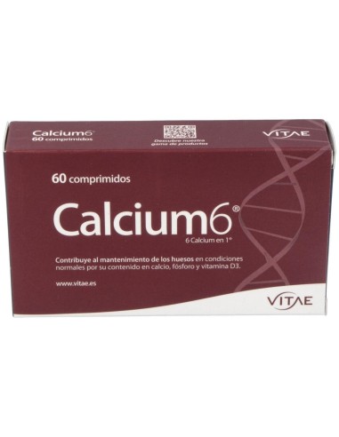 Calcium6 60 comprimidos de Vitae