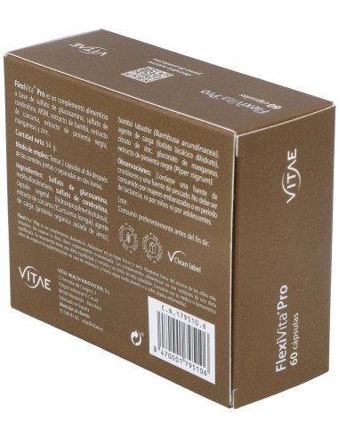 Flexivita Pro 60 cápsulas de Vitae