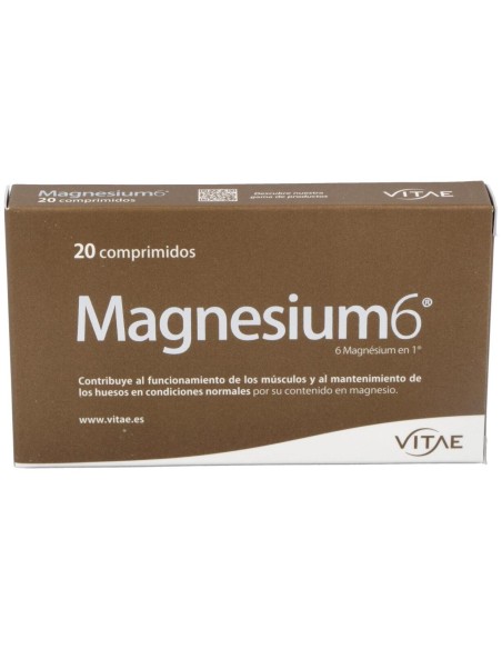 Magnesium6 20 comprimidos    de Vitae