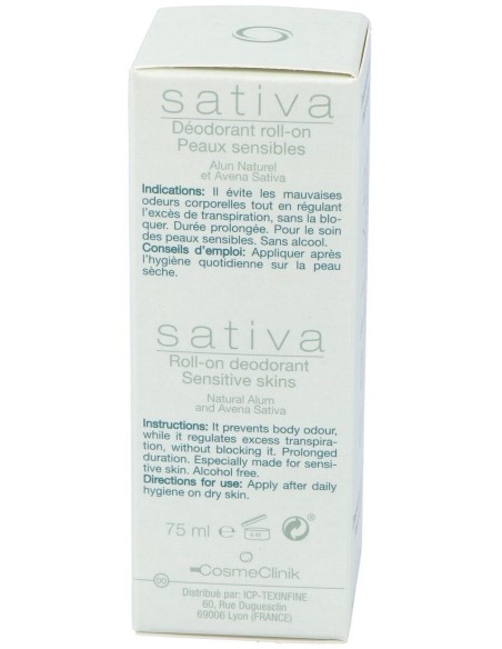 Cosmeclinik Sativa Desodorante Roll-On 75Ml. de Sativa