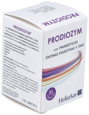 Prodiozym 30Cap. de Heliosar