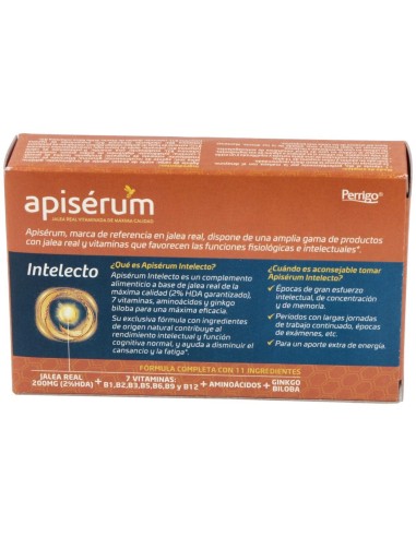 Apiserum Intelecto 30Cap. de Apiserum