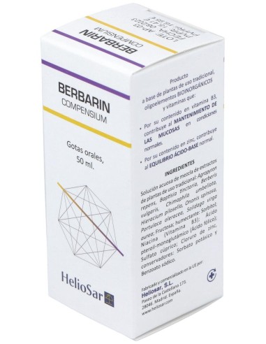 Berbarin Compensium 50Ml. de Heliosar