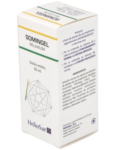Somingel Relaxium 50Ml. de Heliosar