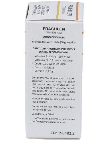 Frasulen Sensobium 50Ml. de Heliosar