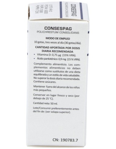 Consespag Polichrestum Consolidans 50Ml. de Heliosar