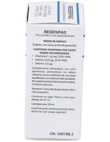 Regespag Polichrestum 50Ml. de Heliosar