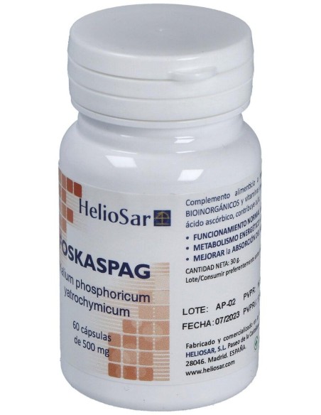 Foskaspag Kalium Phosphoricum 60Cap. de Heliosar