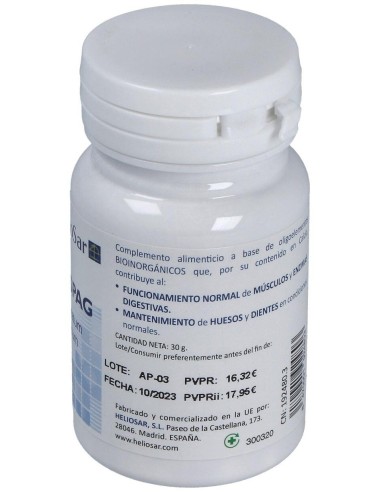 Calfluspag Calcium Fluoratum 60Cap. de Heliosar