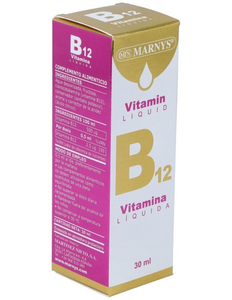 Vitamina B12 Liquida 30Ml. de Marnys