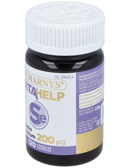 Vitahelp Selenio 200Mcg. 120Perlas de Marnys