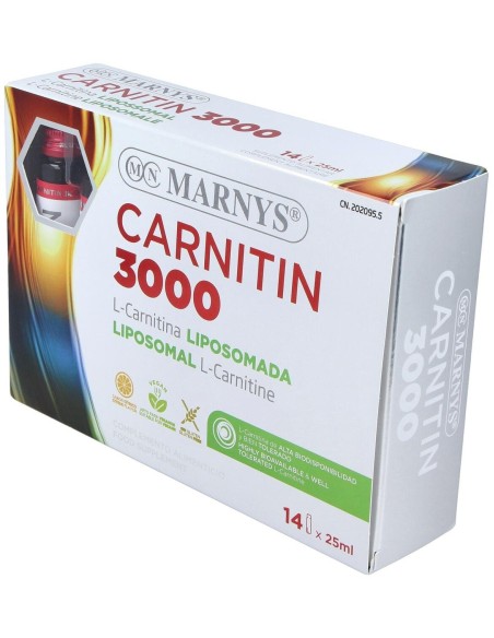 L-Carnitin 3000  14 X 25 Ml Marnys