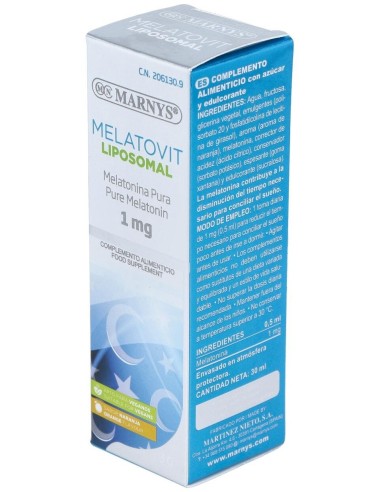 Melatovit Liposomal Melatonina Liposomada 30Ml. de Marnys
