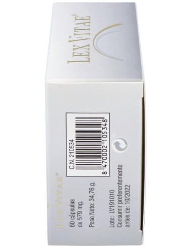 Lex Vitae (Uso Interno) Blister 60Cap. de Narval Pharma, S.A.