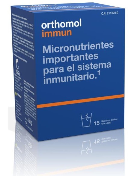 Orthomol Immun 15Sbrs.Granulado de Orthomol