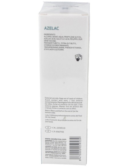Azelac Locion Cara-Cuerpo-Cuero Cabelludo 100Ml. de Sesderma