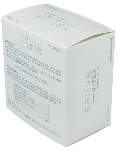 Cosmeclinik Sativa V-Tex 16Pipetas de Sativa
