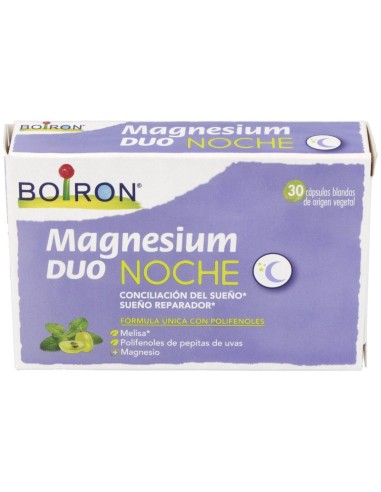 Magnesium Duo Noche 30Cap. de Boiron