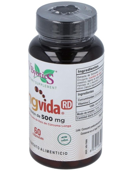 Longvida Curcuma 60Cap. de Vbyotics