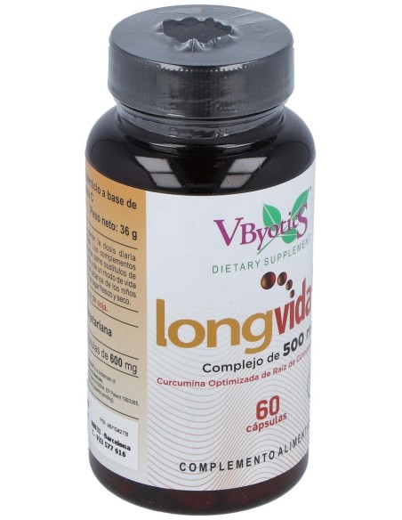 Longvida Curcuma 60Cap. de Vbyotics