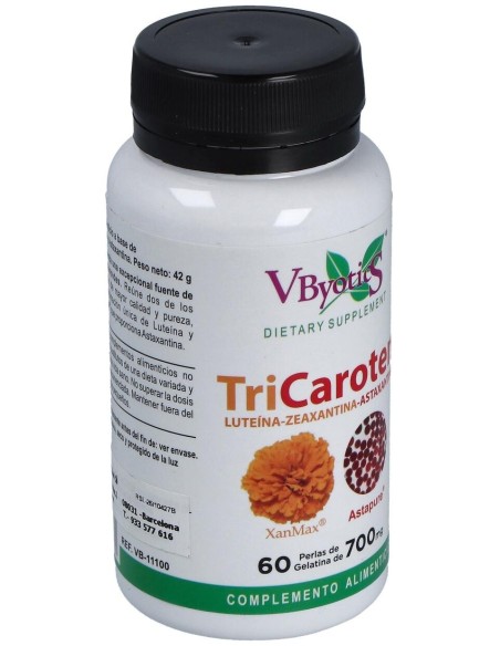 Tricaroten 60Perlas de Vbyotics