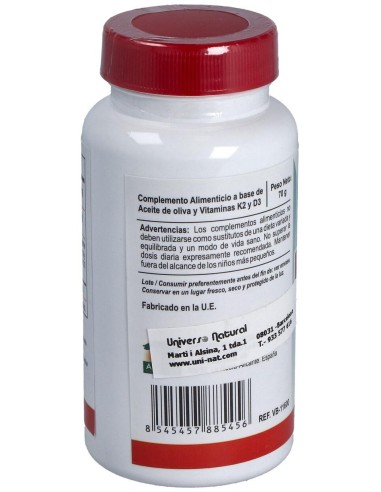 Vitamina K2+D3 100Perlas de Vbyotics