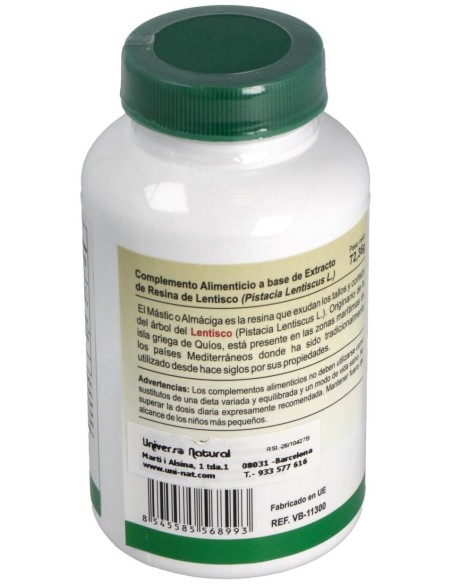 Mastic Gum Resina De Lentisco 120Cap. de Vbyotics