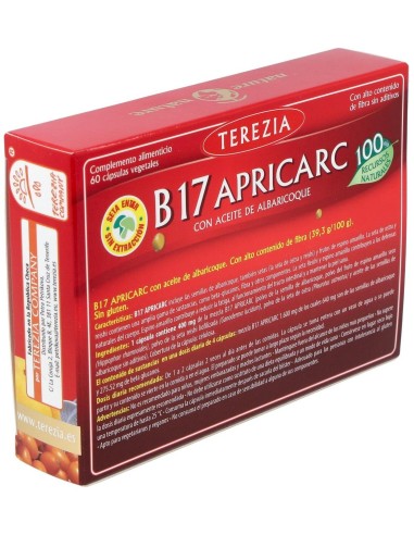 B17 Apricarc Con Ac. Semillas De Albaricoque 60Cap de Terezia