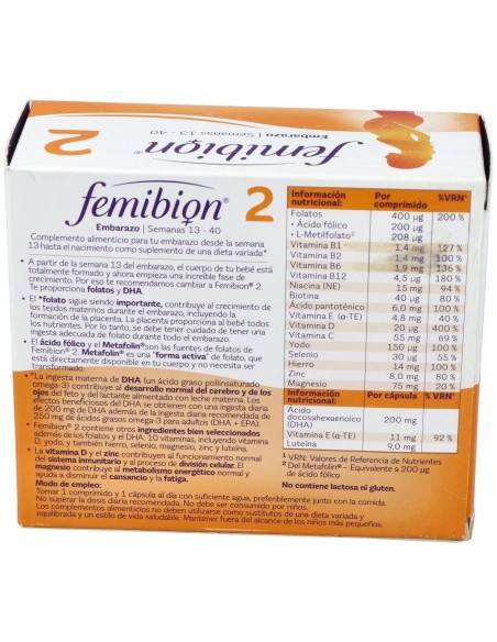 Femibion Pronatal 2 28Comp+28Cap. de Femibion