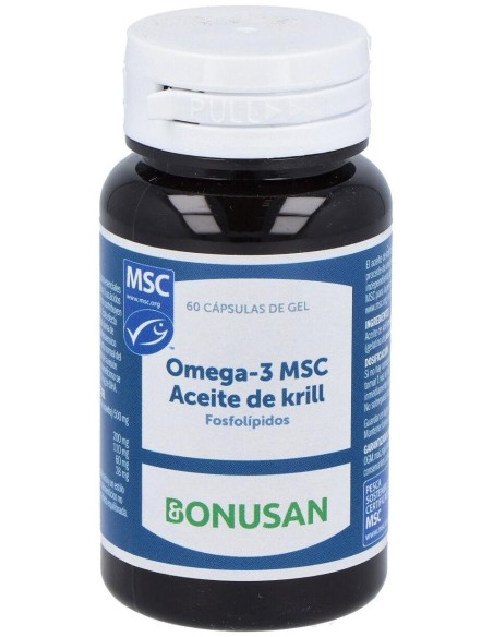 Omega 3 Msc Aceite De Kril 60Cap. de Bonusan
