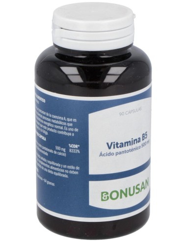 Vitamina B-5 Pantotenico 90Cap. de Bonusan