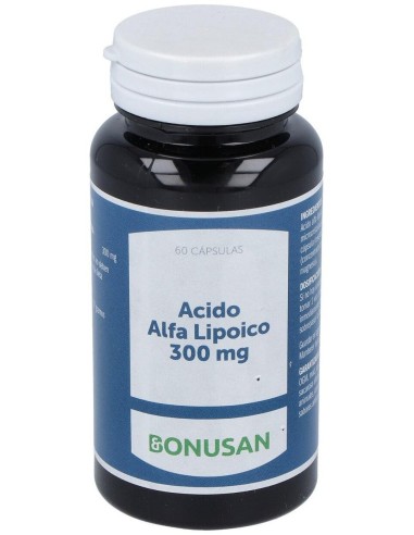 Acido Alfa Lipoico 300Mg. 60Cap. de Bonusan