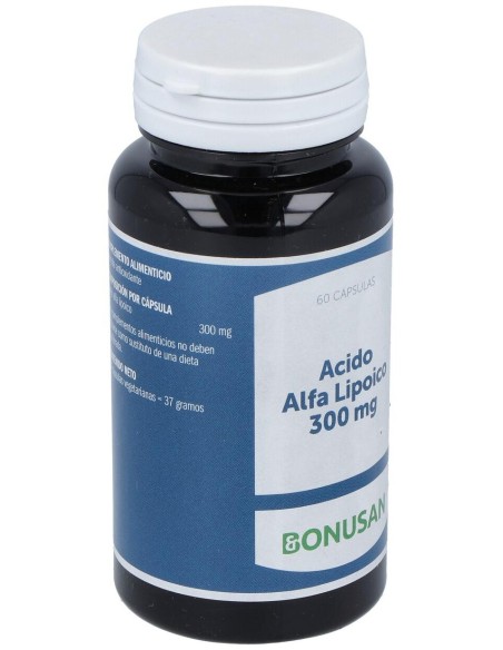 Acido Alfa Lipoico 300Mg. 60Cap. de Bonusan