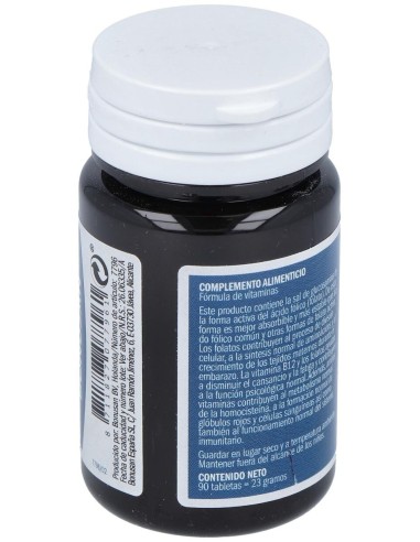 Acido Folico Activo 400Mcg. Plus 90Comp. de Bonusan