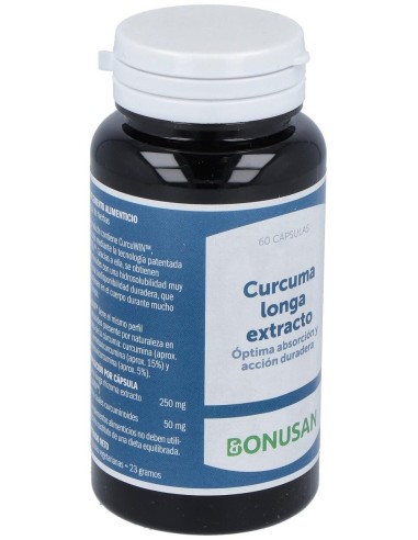 Curcuma Longa Extracto 60Cap. de Bonusan