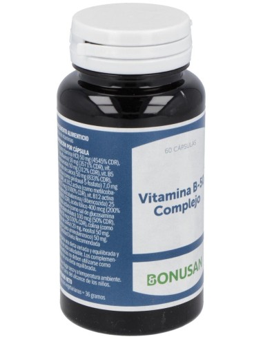 Vitamina B-50 Complejo 60Vcap. de Bonusan