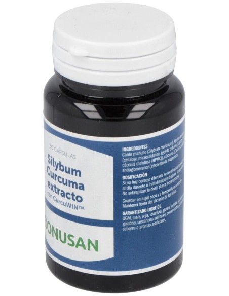 Silybum-Curcuma Extracto 60Vcap. de Bonusan
