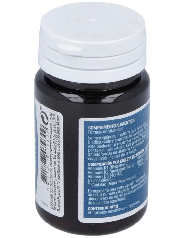 Vitamina K2 100Mcg. Plus 60Comp. de Bonusan