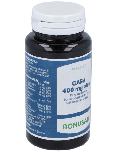 Gaba Plus 400Mg. 60Cap. de Bonusan