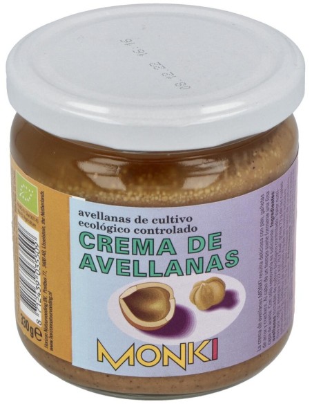 Crema De Avellanas 330Gr. Bio de Monki