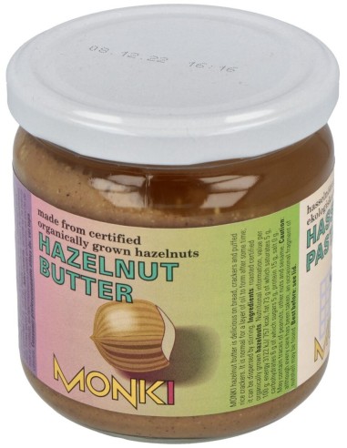 Crema De Avellanas Sin Sal Bio 330 g  de Monki