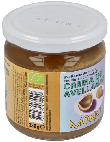Crema De Avellanas 330Gr. Bio de Monki